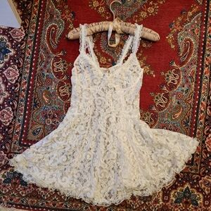 Vintage Lace Sheer Dress